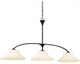 Fawn 3 Light Island Pendant Fixture - Mahogany Bronze Finish