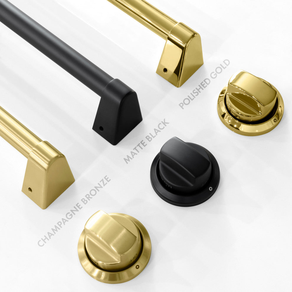 ZLINE 48" Dual Fuel Range, DuraSnow With Matte Black Accents RASZ-SN-48-MB