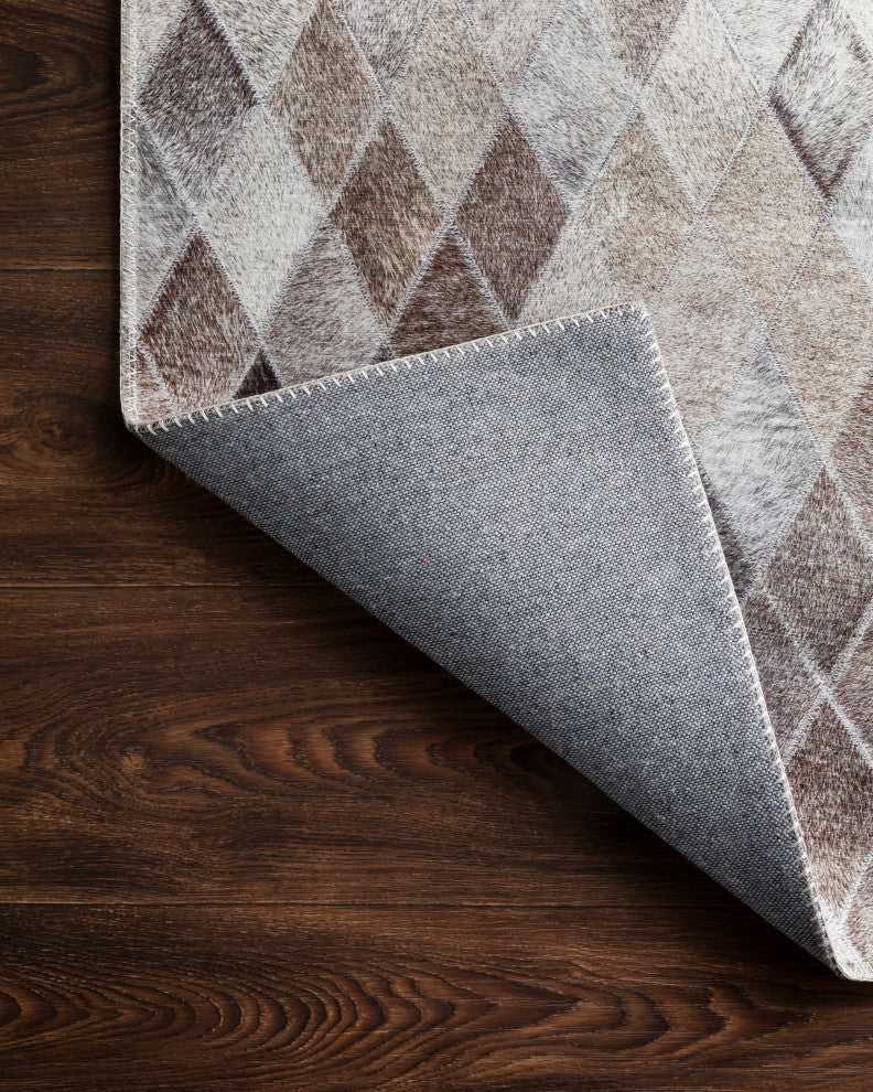 Printed Maddox Area Rug by Loloi II, Sand and Taupe, Sand/Taupe, 5'x7'6"