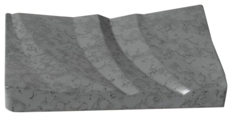 ALFI brand ABCO1019 5 Piece Solid Concrete Gray Matte Bathroom Accessory Set