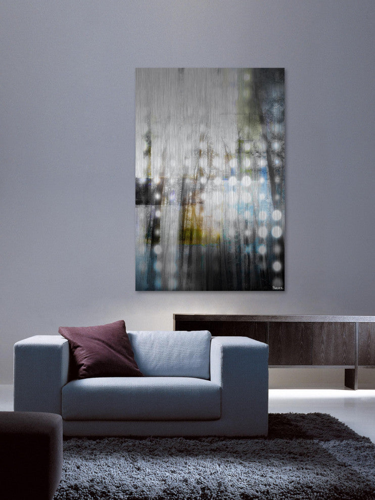 "Sky is the Limit" UV Ink Print on Brushed  Aluminum, 40"x60"