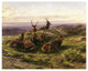 "Stags at Rose" Digital Paper Print by Rosa Bonheur, 32"x26"