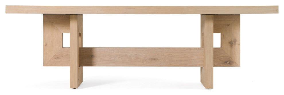 Modrest Mineloa Modern Natural White Oak Dining Table