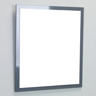 Eviva Reflection 24" Gray Full Framed Bathroom Wall Mirror
