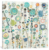 "Ocean Garden I Square Gallery" by Candra Boggs, 37x37x1.5"
