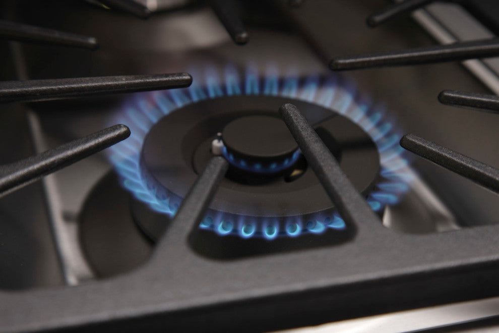 KUCHT Pro Style 48" Dual-Fuel Range, Stainless Steel, Classic Silver, Natural Gas