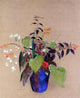 Odilon Redon Flowers in a Blue Jug Premium Canvas Print