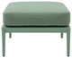 Kapri Outdoor Ottoman, Moss Green