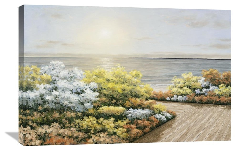 "Deck and Flowers" Artwork, 36"x24"