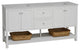 Kitchen Bath Collection Lakeshore 72" Double Vanity, White, Engineered White