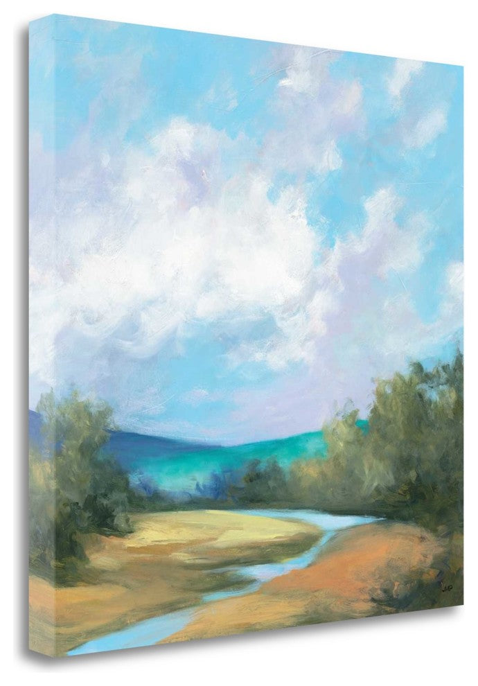 "Hedgerow II" By Julia Purinton, Giclee Print on Gallery Wrap Canvas