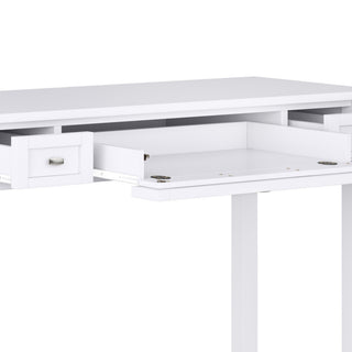 Warm Shaker Solid Wood Desk, White