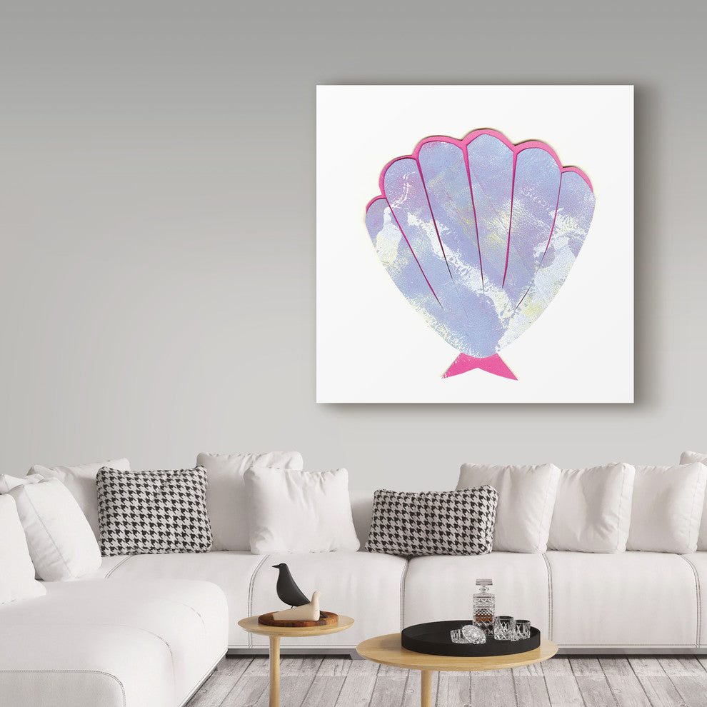 "Seashell Purple" by Summer Tali Hilty, Canvas Art