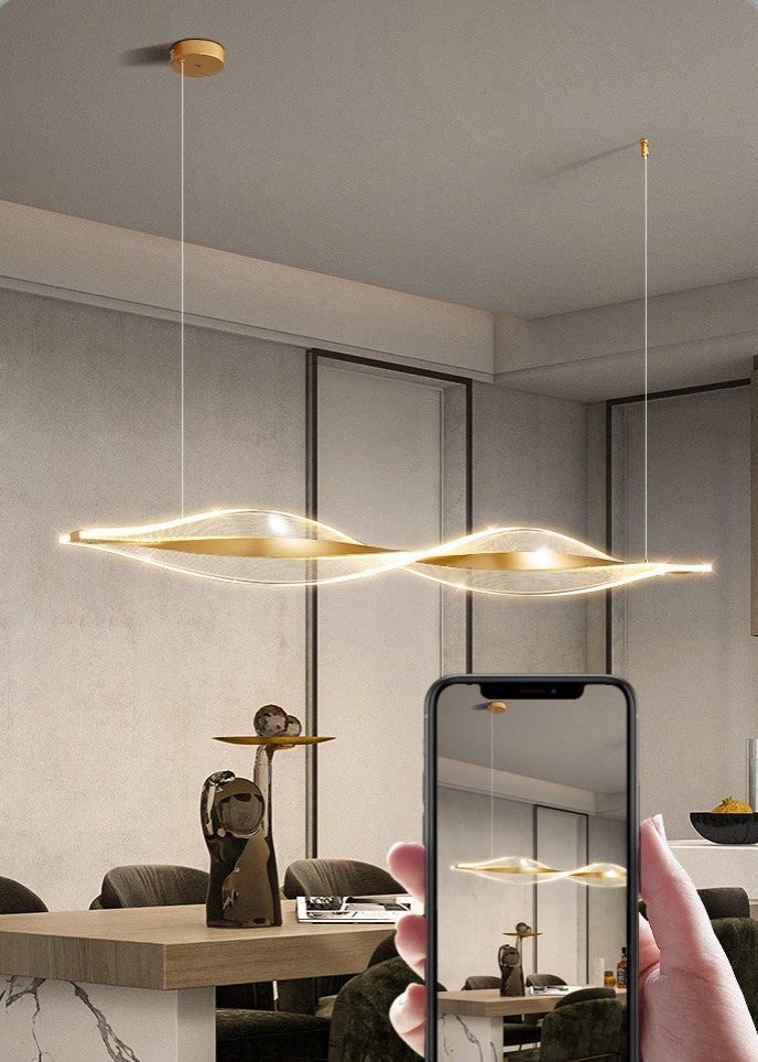 Burgenstock | Spiral Chandelier in a Nordic Style for Restaurant