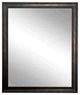 Clouded Bronze Framed Vanity Wall Mirror 30''x 34''