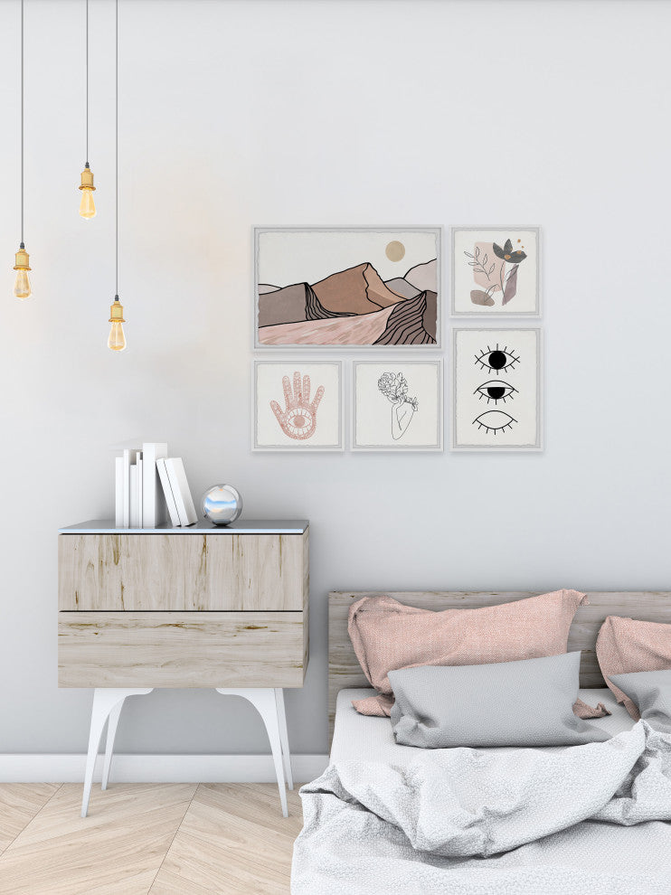 A River Flows Pentaptych, 5-Piece Set