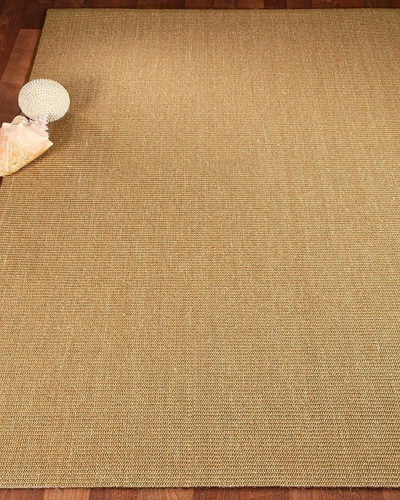 Tribeca Hand-Crafted Sisal 5X8 Ft. Contemporary Area Rug Carpet, Beige, 6 Ft. X
