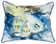 Betsy Drake Three Row Boats Extra Large 20 X 24 Indoor / Outdoor Pillow