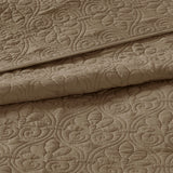 Madison Park Quebec Reversible Bedspread Set, Mocha