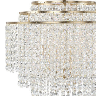 Gabrielle 6-Light Antique Gold Chandelier