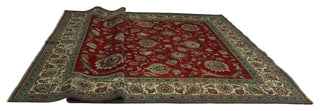 Fine Vintage Distressed Tyler Red Rug