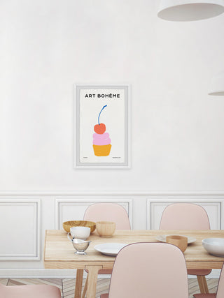 "Red Cherry" Framed Painting Print, 16x24