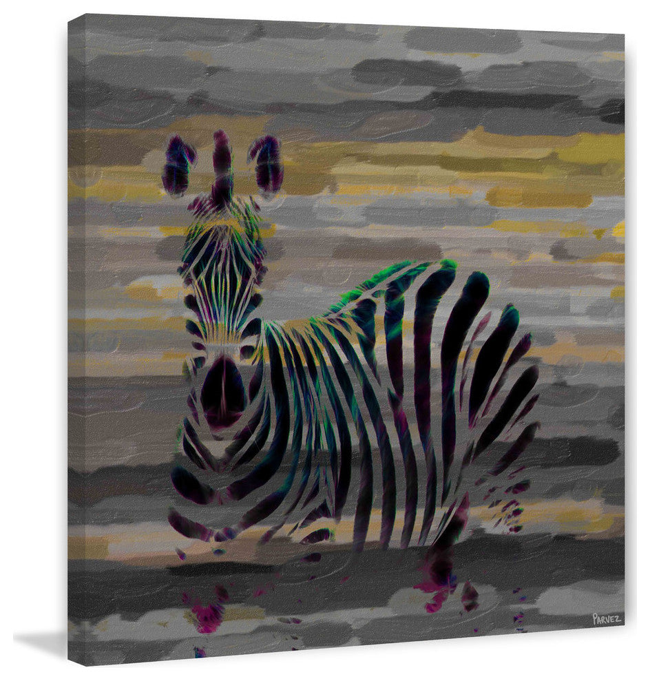 "Stripes" Print on Canvas, 40"x40"