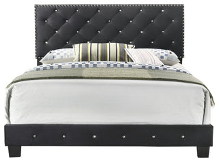 Suffolk Full Bed, Black, Queen