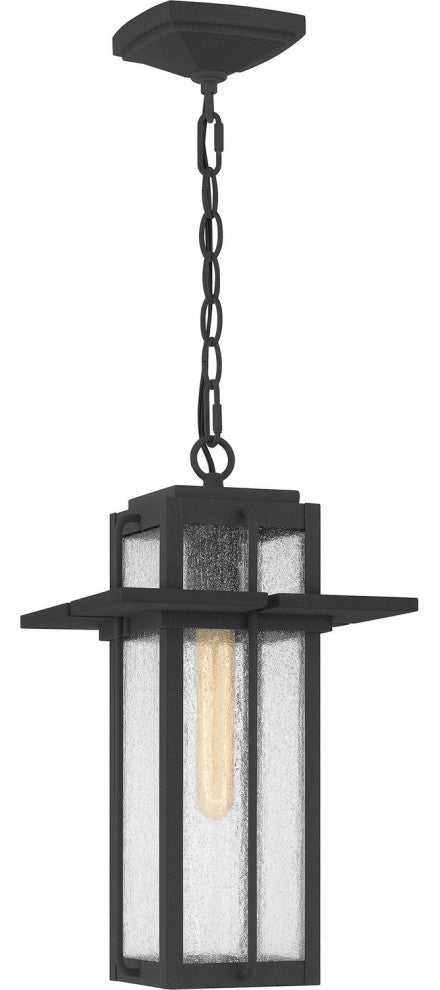 Quoizel RDL1909MB One Light Outdoor Hanging Lantern, Mottled Black Finish