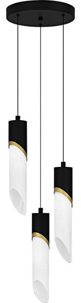 Alys LED Pendant in Matte Black