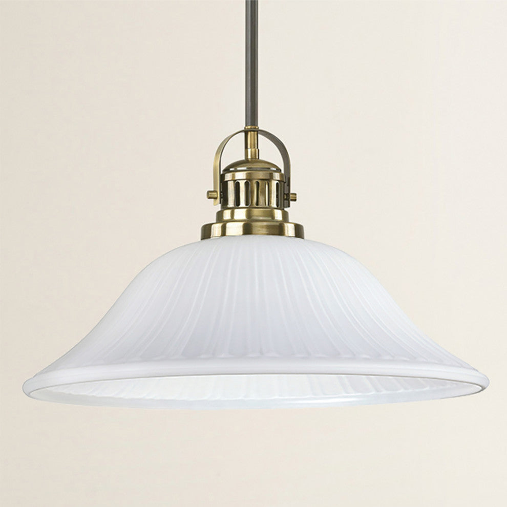 23092-01 Amber Replacement Torchiere Glass Shade, 6"x18"