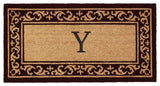 Kendall Monogram Doormat, 24"x48", Y