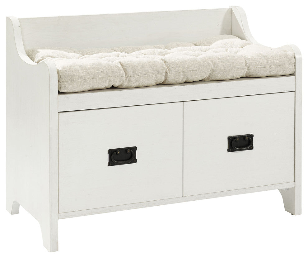Fremont Entryway Bench, White