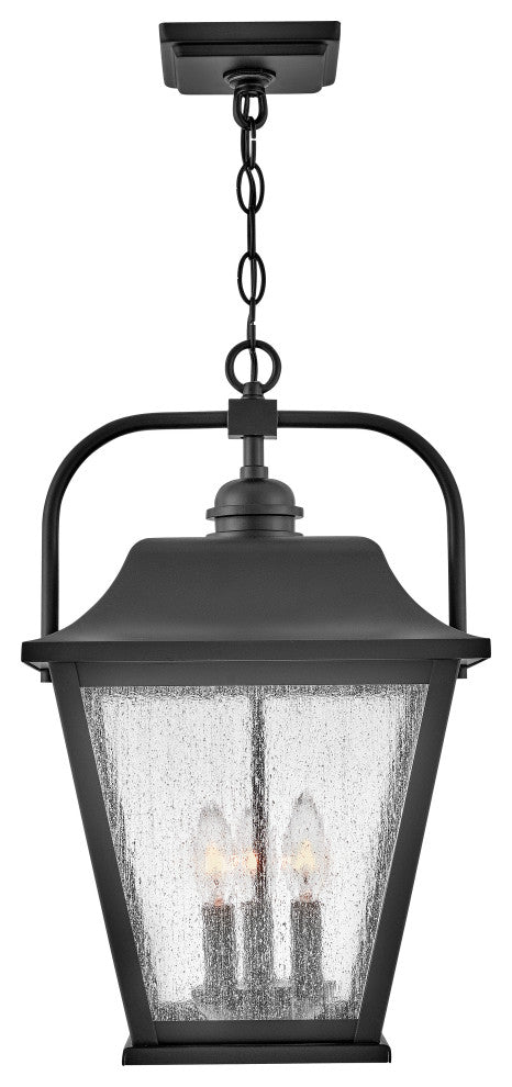 Hinkley Kingston Medium Hanging Lantern, Black