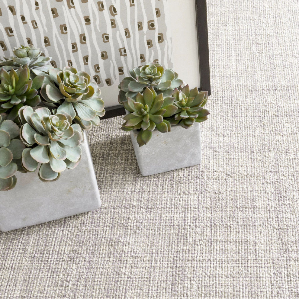 Dash & Albert Marled Grey Handwoven Cotton Rug, Grey, Runner-2'6" x 12'