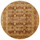 Ahgly Company Indoor Round Mid-Century Modern Area Rugs, 7' Round