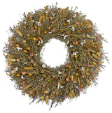 20" Dried Preserved Mixed Wreath