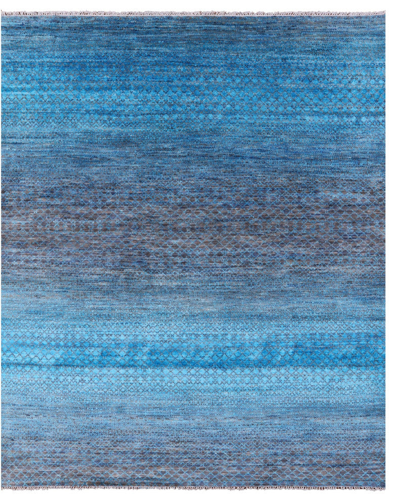 Wool & Silk Savannah Grass Handmade Rug 8' 2" X 9' 11" - Q15967