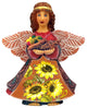 Autumn Angel With Cornucopia Handcrafted Christmas Figurine
