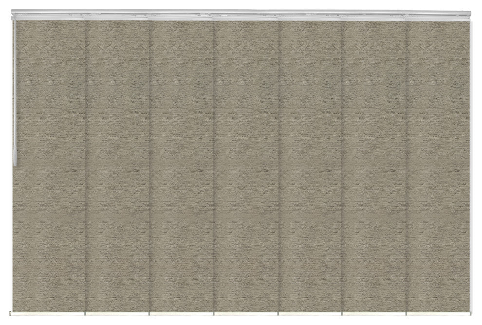 Nilo 7-Panel Track Extendable Vertical Blinds 110-153"W