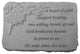 Botanical Garden Accent Stone, "A Heart of Gold"