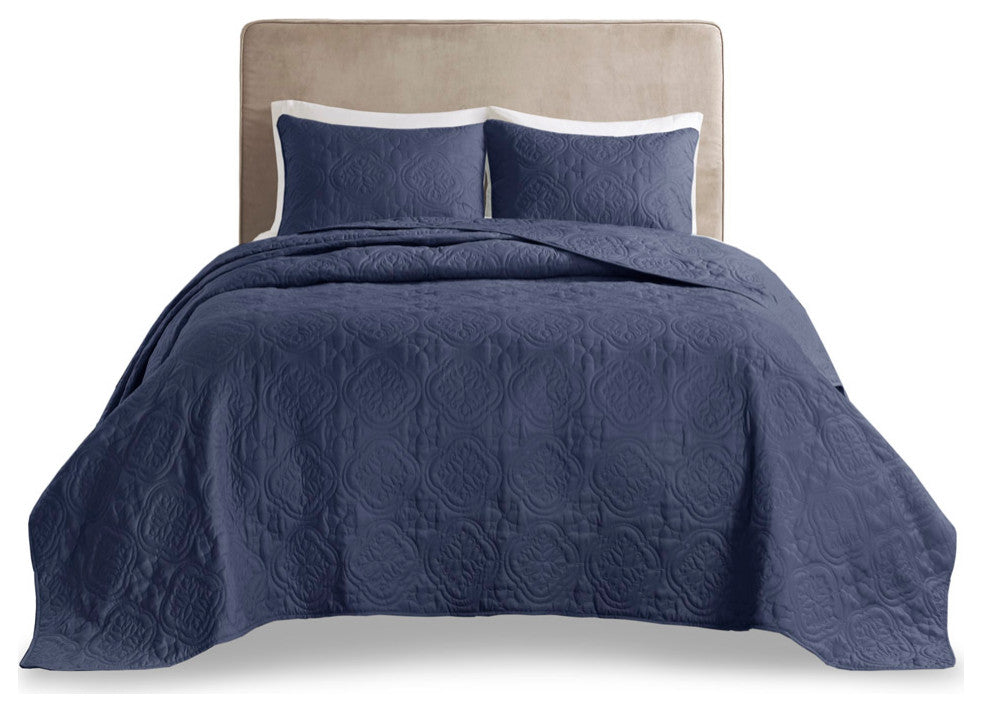 510 Design Oakley 3 Piece Reversible Bedspread Set