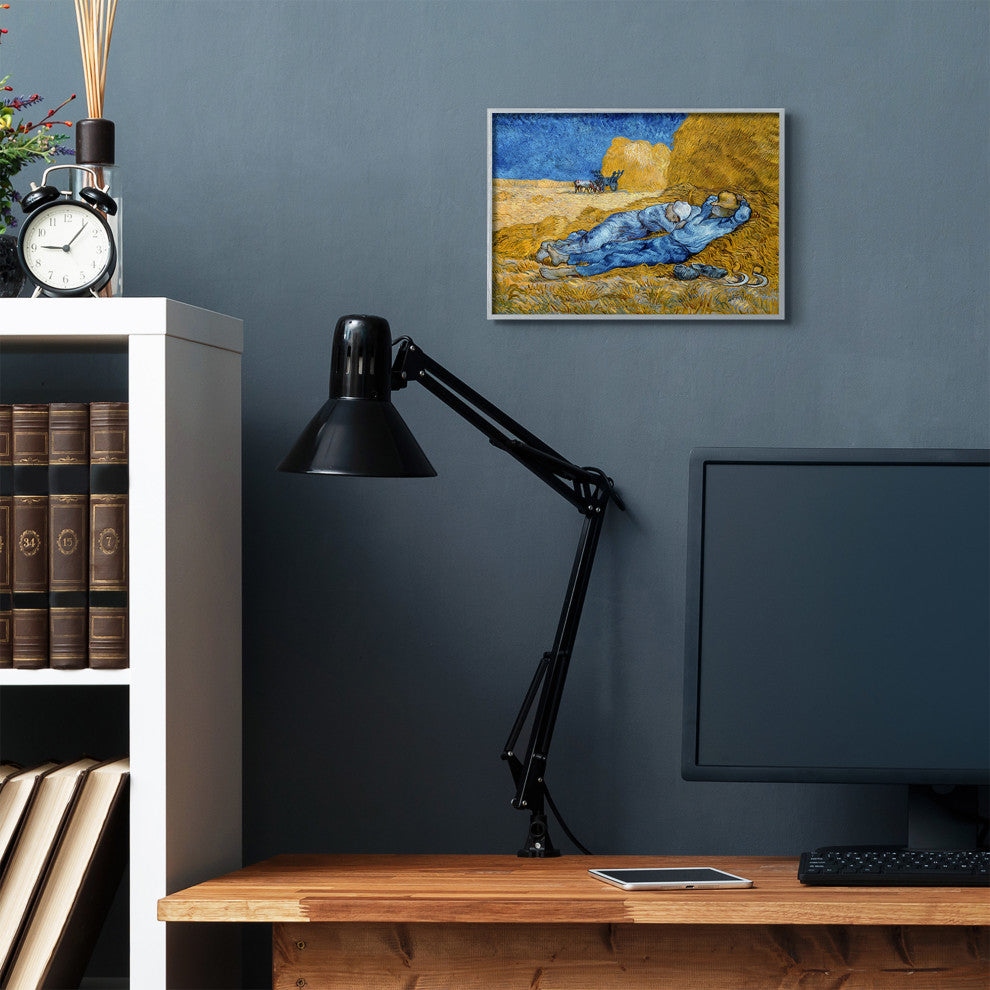 Break Time Yellow Blue Van Gogh Classical Painting, 11"x14"