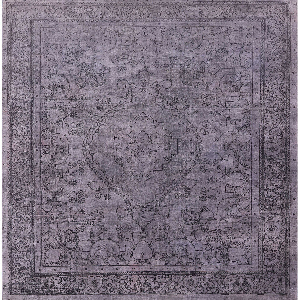 Ahgly Company Indoor Square Mid-Century Modern Area Rugs, 4' Square