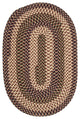 Colonial Mills Brook Farm BF92 Burgundy Traditional Area Rug, Oval 3'x5'