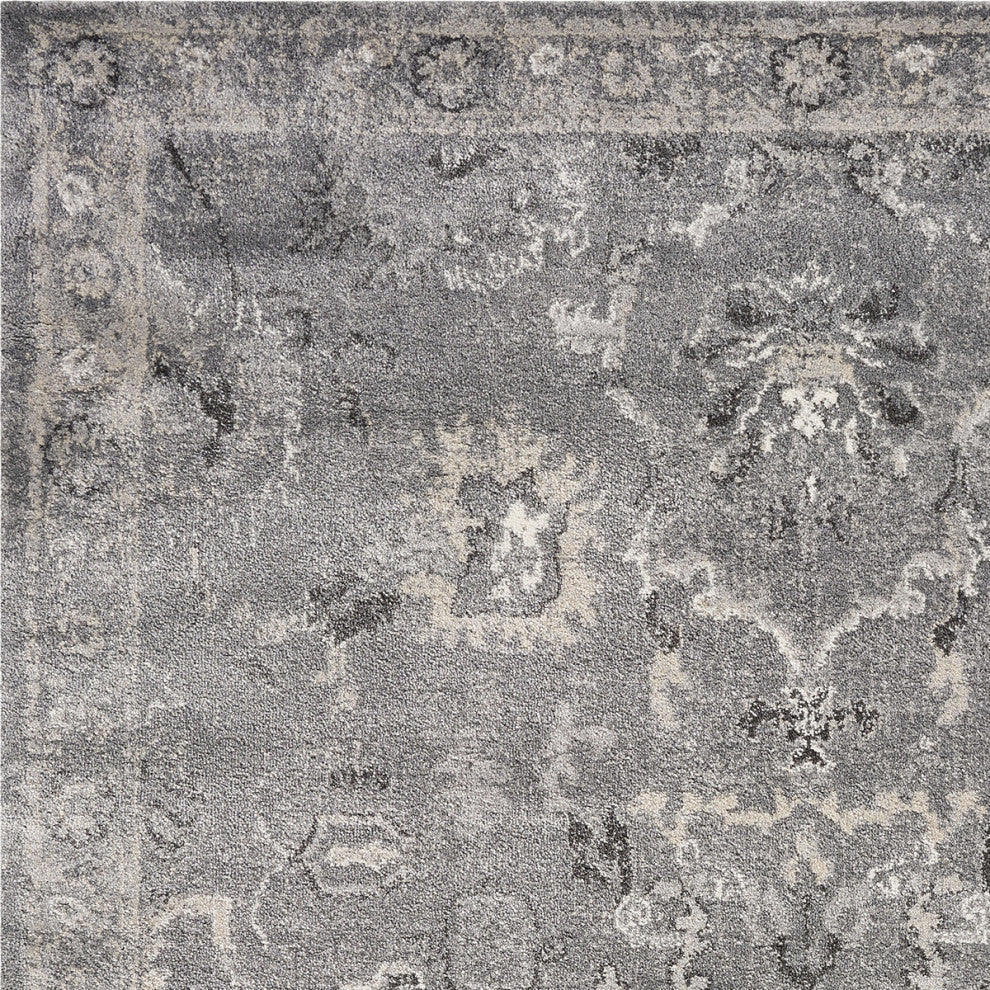 KAS Hue 4708 Farrah Rug, Gray, 5'3"x7'7"