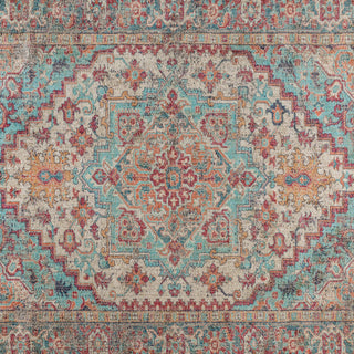 Olivia Collection Distressed Persian Style Area Rug Rectangle 8' x 10'