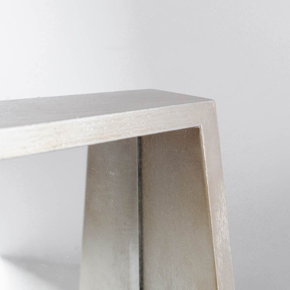 Barra 14" x 14" Champagne Wood Mirror Box