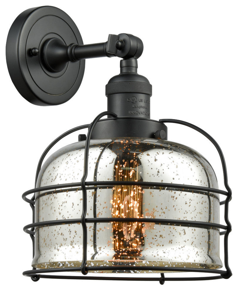 Innovations Lighting 203-Bk-G78-Ce-Led 1 Light Dimmable Led 8" Sconce