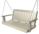 Linden Porch Swing 4', Whitewash